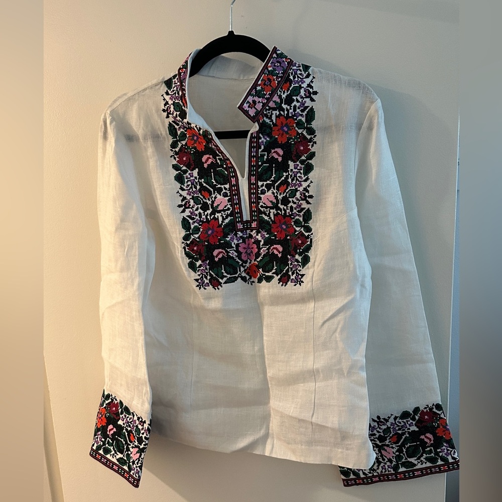 Ukrainian Embroidered Blouse woman